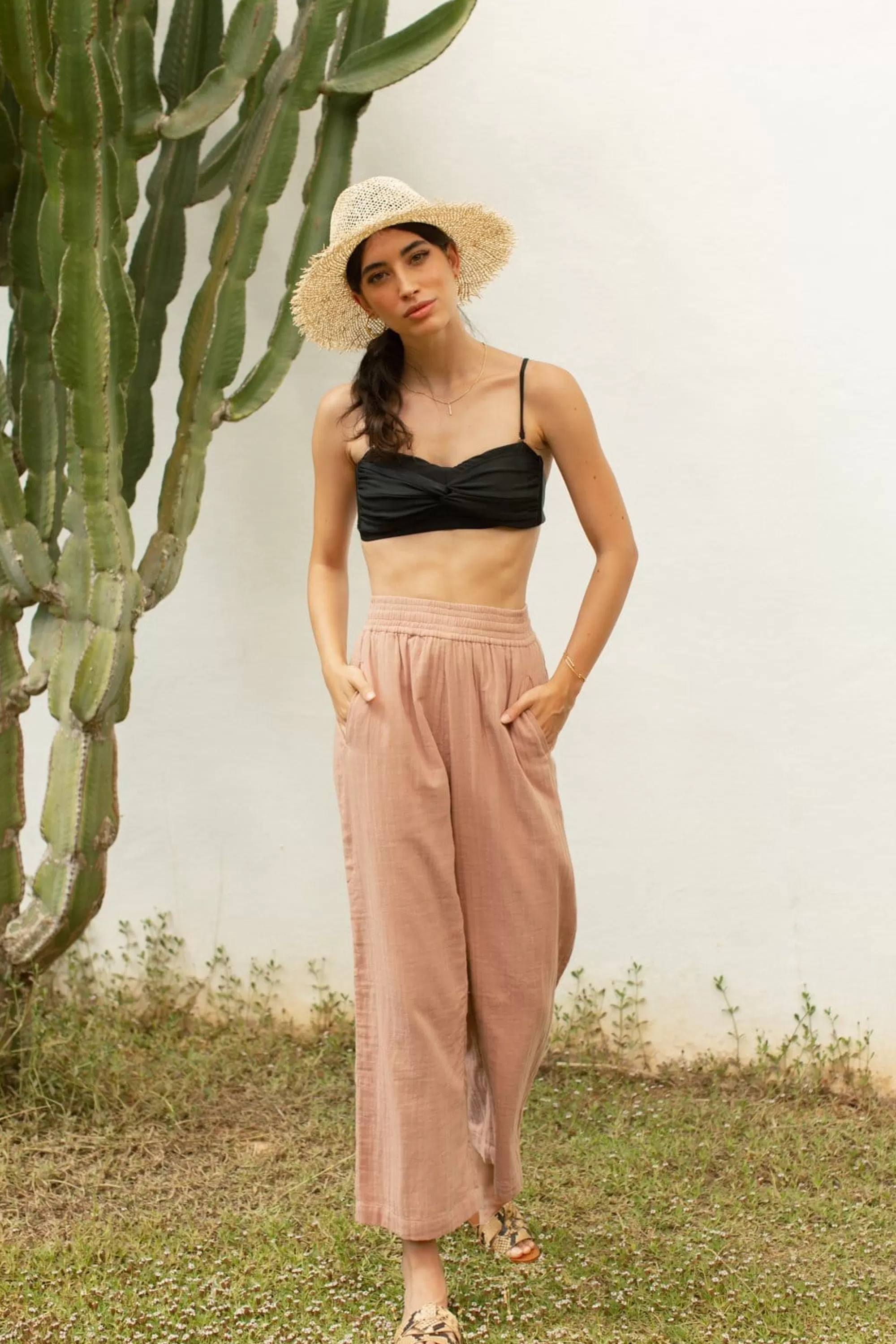 Trousers>Dancing Leopard Halo Tahiti Trousers In Fawn